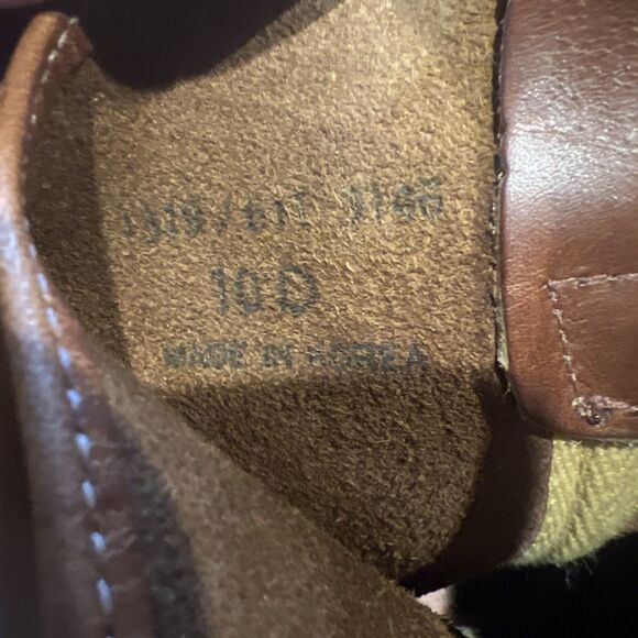 Rio Grande Boots1319 Brown Leather Heavy Duty Roper Boots Size 10D main image 8